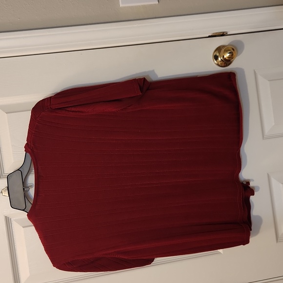 August Max Vintage 2 piece top set cardigan rib texture size 1x - Picture 3 of 11